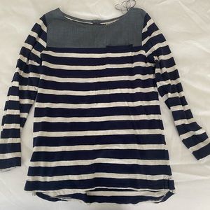 Twik stripped long sleeved top